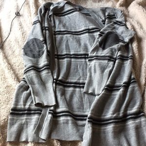 long striped cardigan